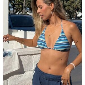 Ardene Striped Blue Bikini